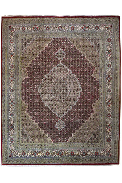  Indo Täbriz Teppich - 919397 (305x247 cm) - Premium Mahi from German Carpet Shop - Just €1875! Shop now at German Carpet Shop