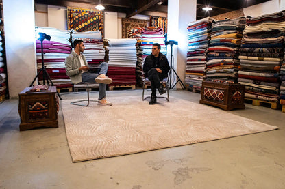 Designer Rug by Pascal Walter - Waves (307x252 cm) - German Carpet Shop