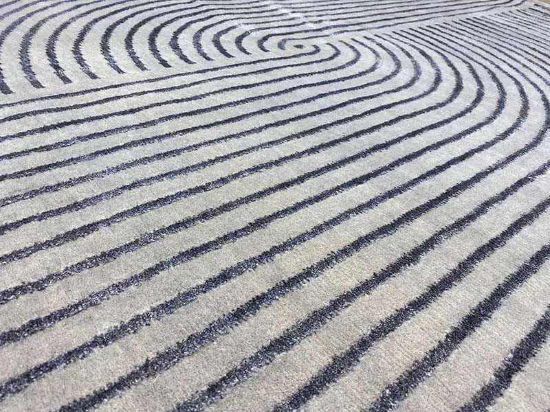 Designer Rug by Pascal Walter - Lines (209x152 cm) - German Carpet Shop