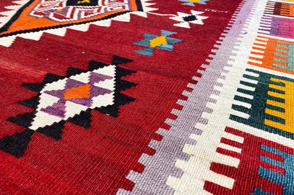  Kilim Qashqai - 24034 (258x162 cm) - Premium Kelim from German Carpet Shop - Just €375! Shop now at German Carpet Shop