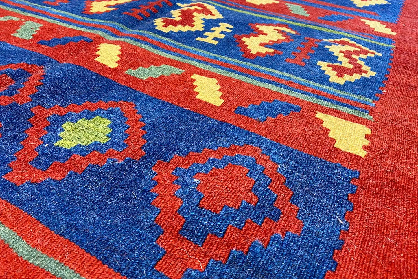  Kilim Qashqai  - 802422 (235X170 cm) - Premium Kelim from German Carpet Shop - Just €360! Shop now at German Carpet Shop