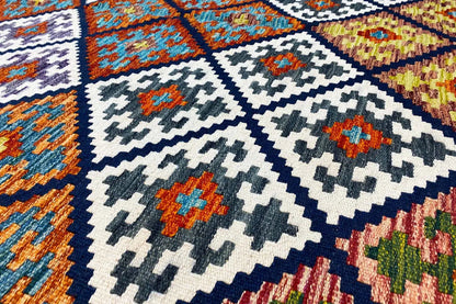 Kelim Afghan - (200x152cm) - German Carpet Shop