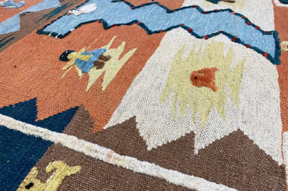  Kilim Qashqai - 804927 (106x103 cm) - Premium Kelim from German Carpet Shop - Just €149! Shop now at German Carpet Shop