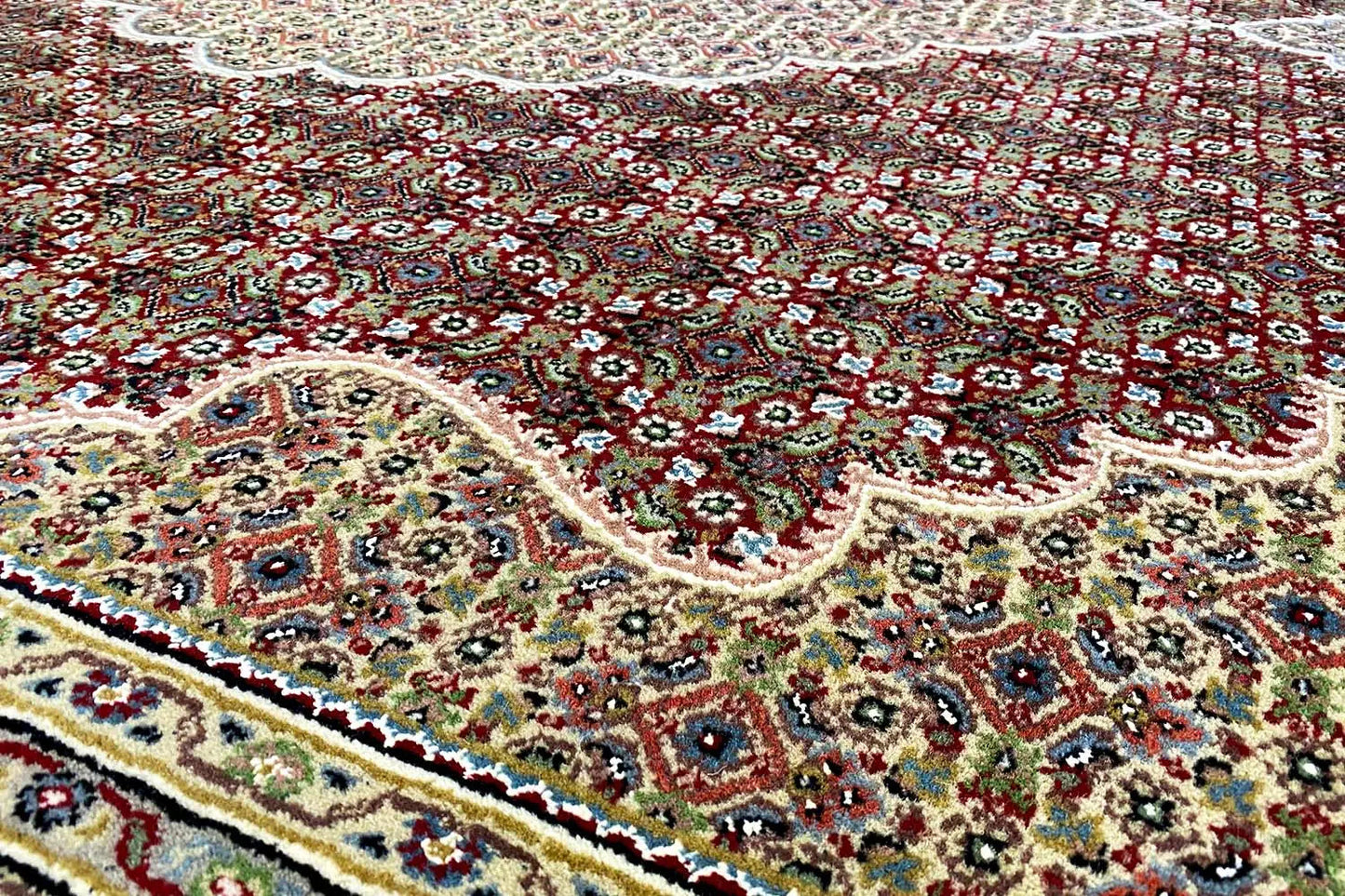 Indo Täbriz Teppich - (310x249cm) - German Carpet Shop