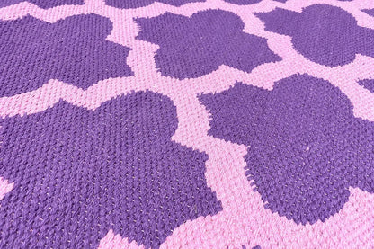 Moderner Kelim - Samak 03 Violet - German Carpet Shop