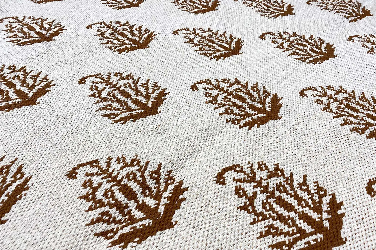 Moderne Kelim - Samak 06 Brown - German Carpet Shop