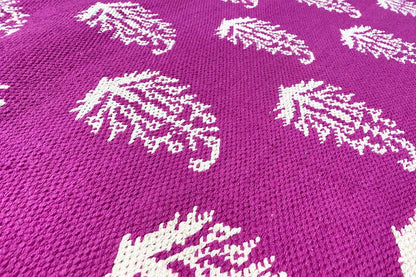 Moderne Kelim - Samak 06 Violet - German Carpet Shop