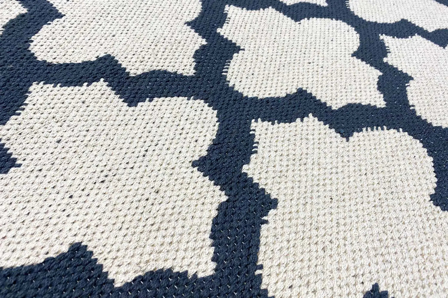 Moderner Kelim - Samak 03 Black - German Carpet Shop