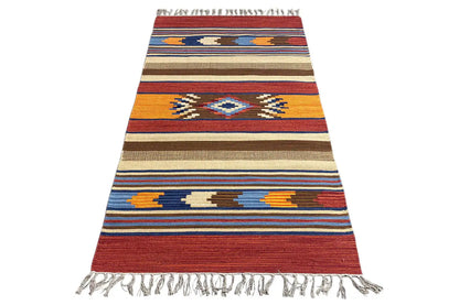 Moderner Kelim - Samak Multicolor - German Carpet Shop