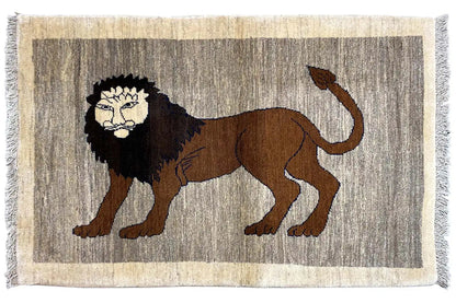 Löwen Gabbeh (134x82 cm) - German Carpet Shop