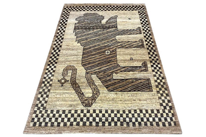 Löwen Gabbeh (179x122 cm) - German Carpet Shop