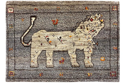 Löwen Gabbeh (95x67 cm) - German Carpet Shop