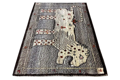 Löwen Gabbeh (93x66 cm) - German Carpet Shop