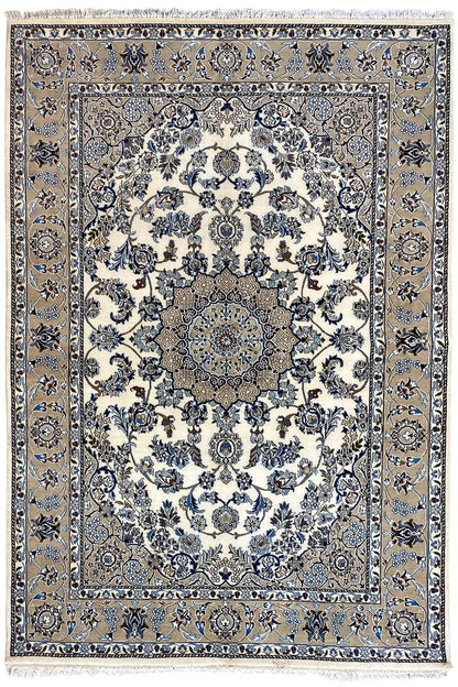 Indo Nain Teppich - Beige (249x174 cm) - German Carpet Shop
