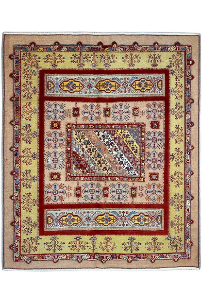  Soumakh (172x155 cm) - Premium Soumakh from German Carpet Shop - Just €850! Shop now at German Carpet Shop