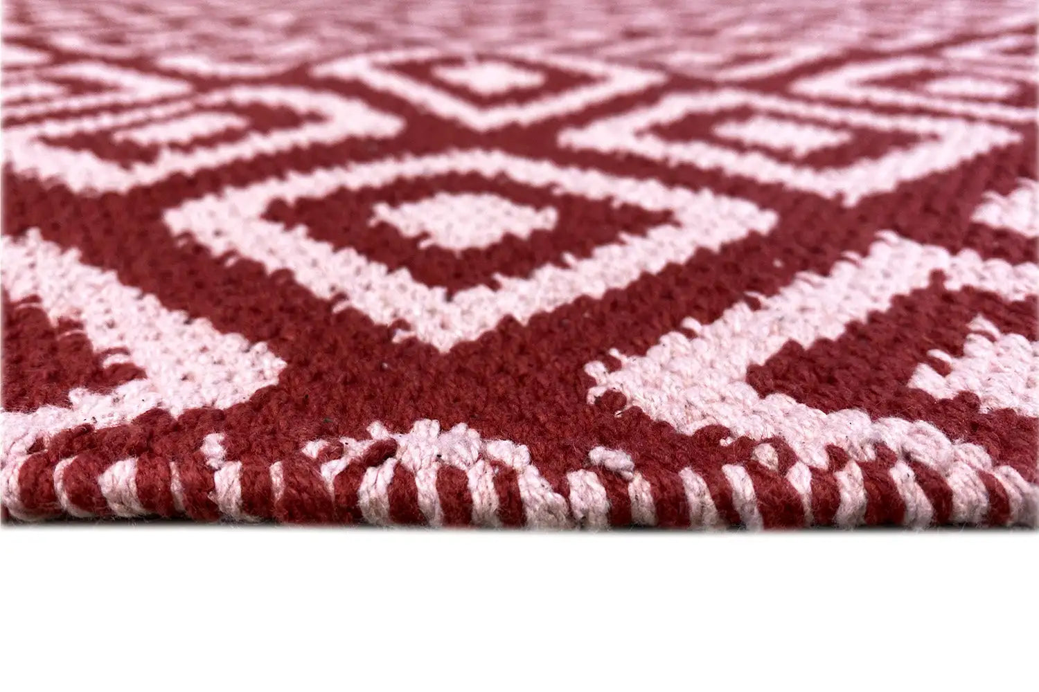 Moderner Kelim - Samak 04 Red - German Carpet Shop