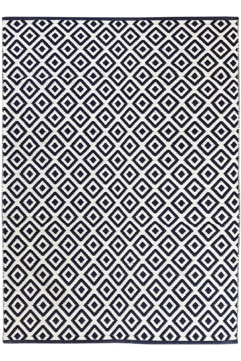 Moderne Kelim - Samak 04 Black - German Carpet Shop