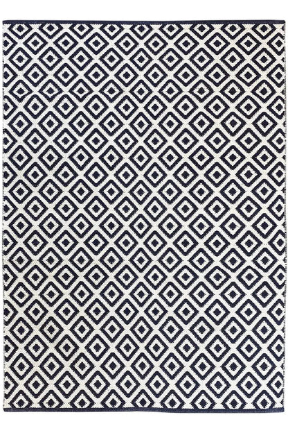 Moderne Kelim - Samak 04 Black - German Carpet Shop