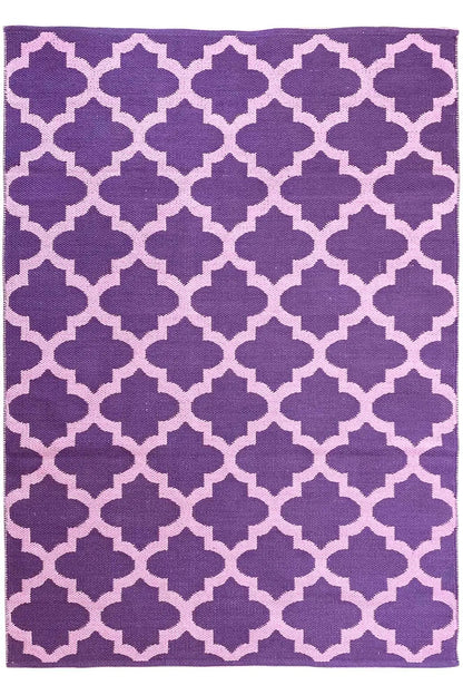 Moderner Kelim - Samak 03 Violet - German Carpet Shop