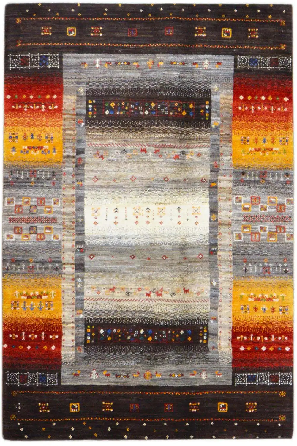  Gabbeh - (197x138 cm) - Premium Gabbeh from German Carpet Shop - Just €990! Shop now at German Carpet Shop