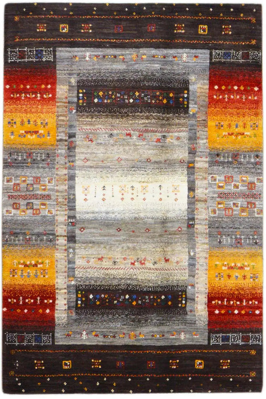  Gabbeh - (197x138 cm) - Premium Gabbeh from German Carpet Shop - Just €990! Shop now at German Carpet Shop