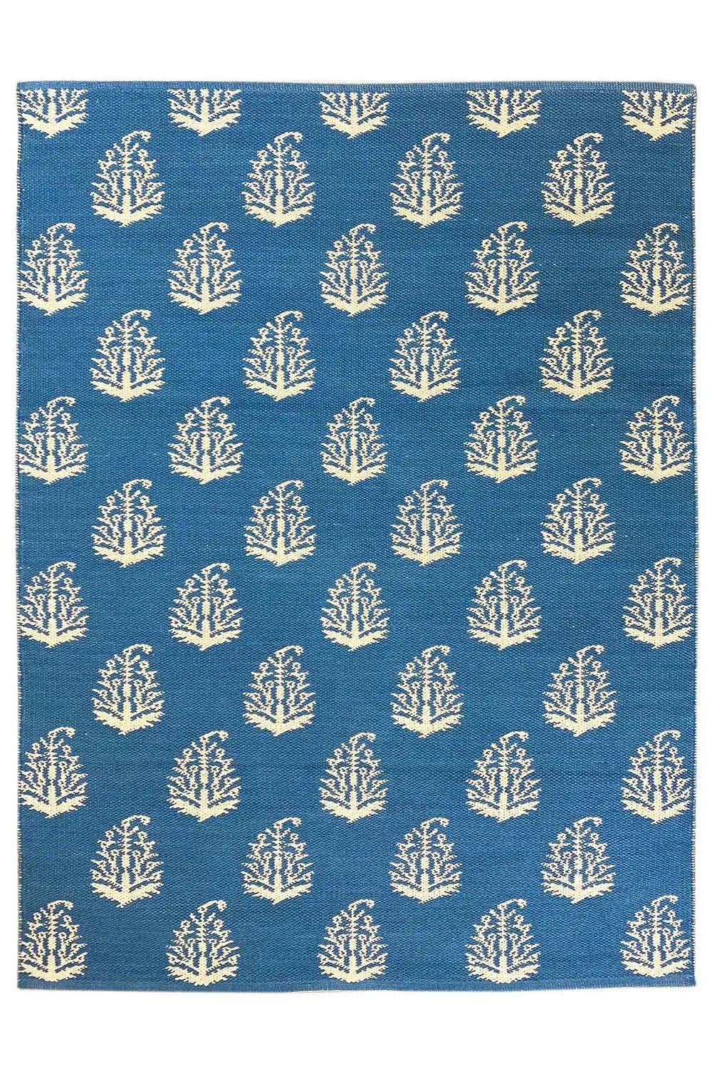 Moderne Kelim - Samak 06 Blue - German Carpet Shop