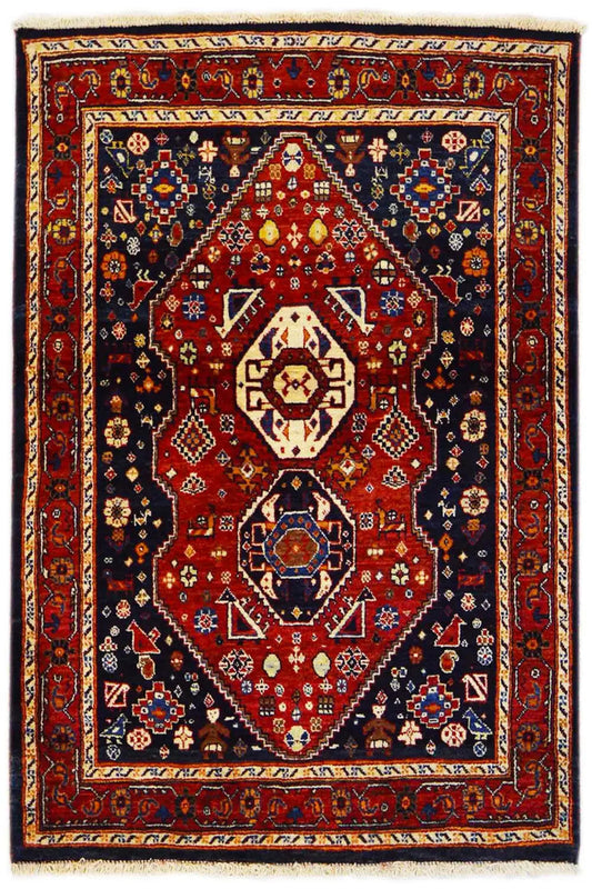  Qashqai Exklusiv 9400048 - (125x94 cm) - Premium Teppich from German Carpet Shop - Just €890! Shop now at German Carpet Shop