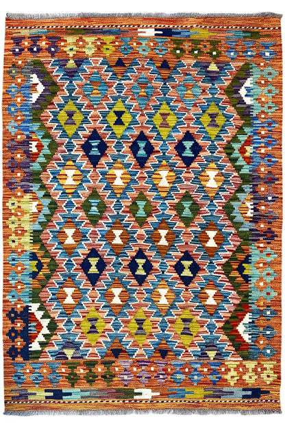 Kelim Afghan - (150x102cm) - German Carpet Shop