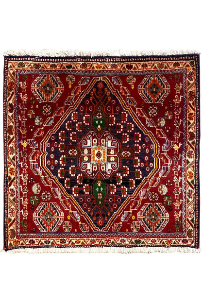 Poshti - Qashqai (64x62cm) - German Carpet Shop