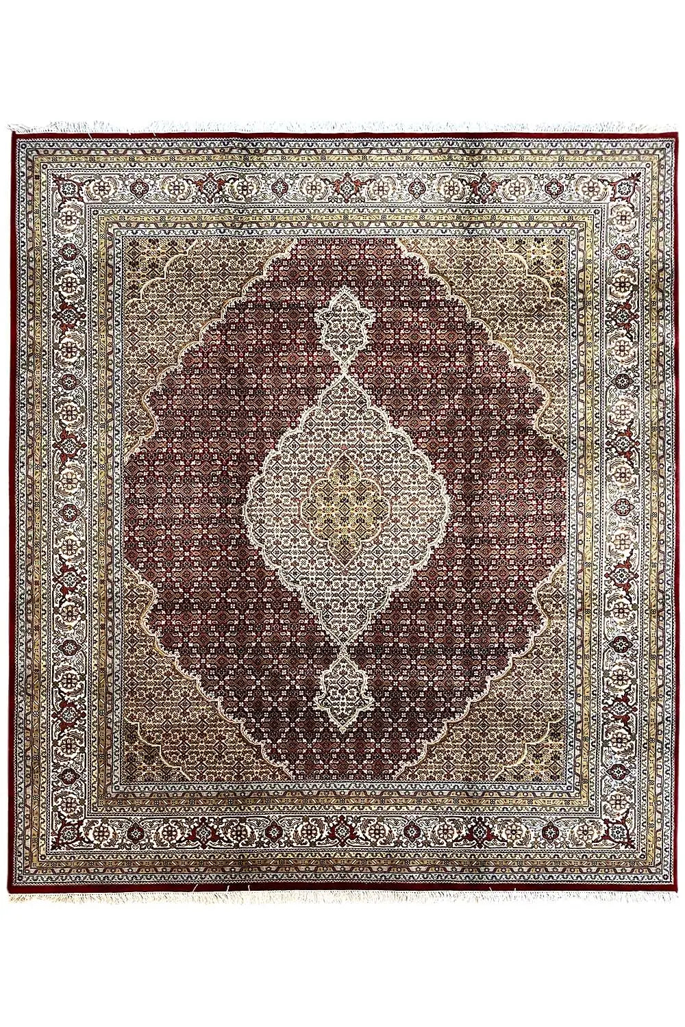 Indo Täbriz Teppich - (303x246cm) - German Carpet Shop
