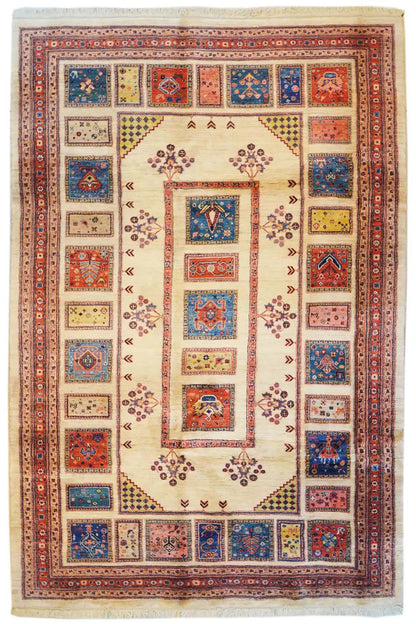 Qashqai Exklusiv 24044 - (289x193cm) - German Carpet Shop