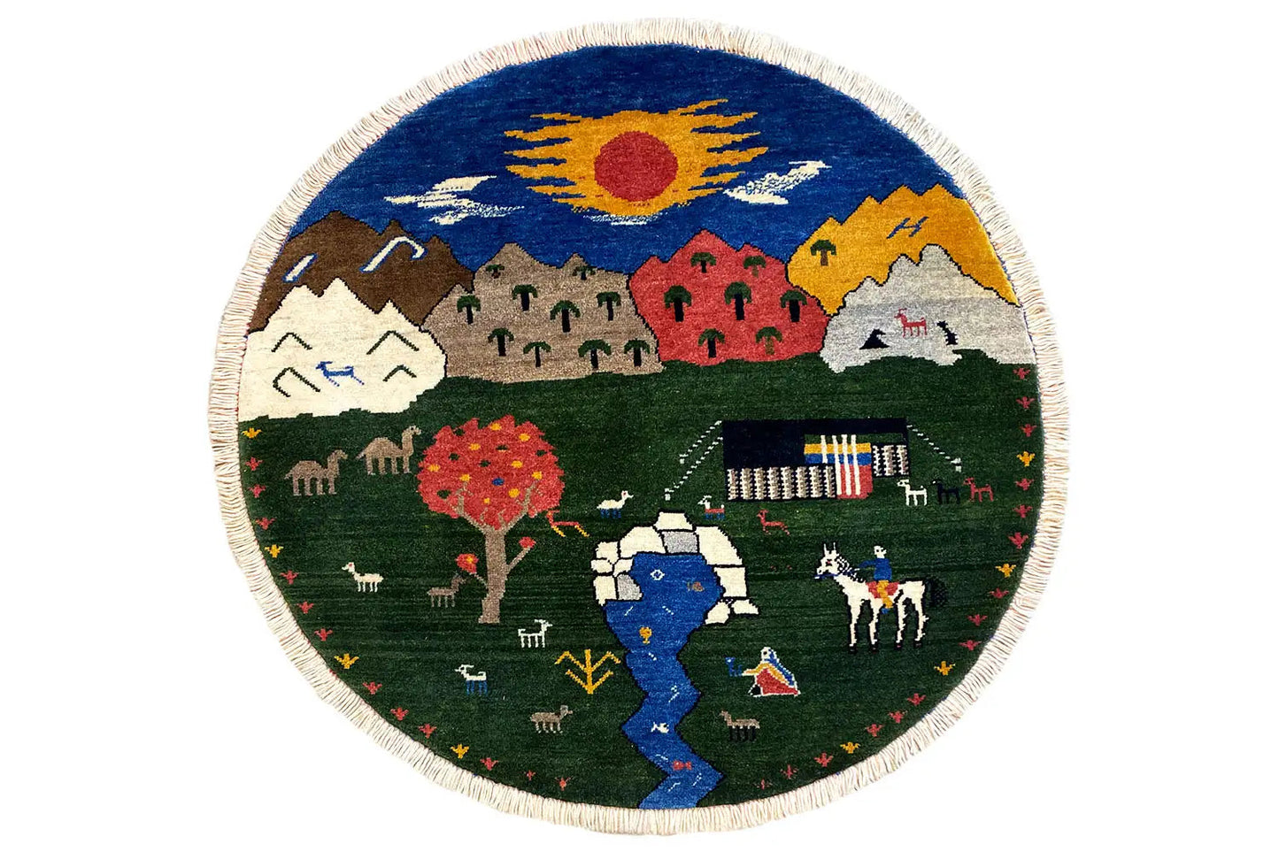 Gabbeh - (96x96cm) - German Carpet Shop