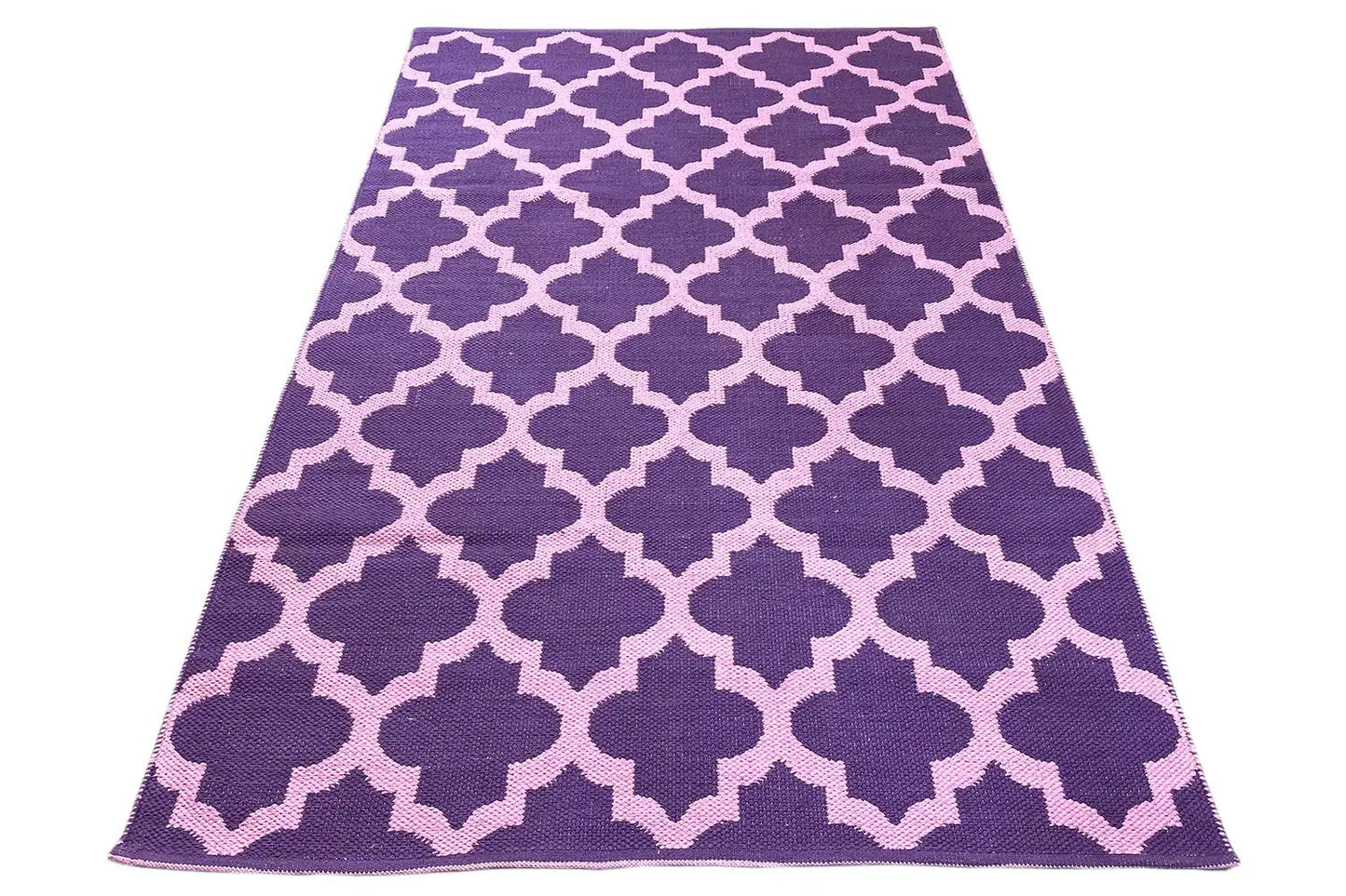 Moderner Kelim - Samak 03 Violet - German Carpet Shop
