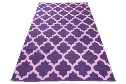 Moderner Kelim - Samak 03 Violet - German Carpet Shop