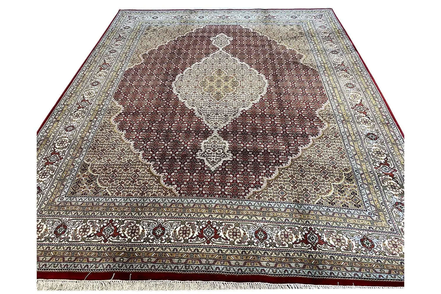 Indo Täbriz Teppich - (303x246cm) - German Carpet Shop
