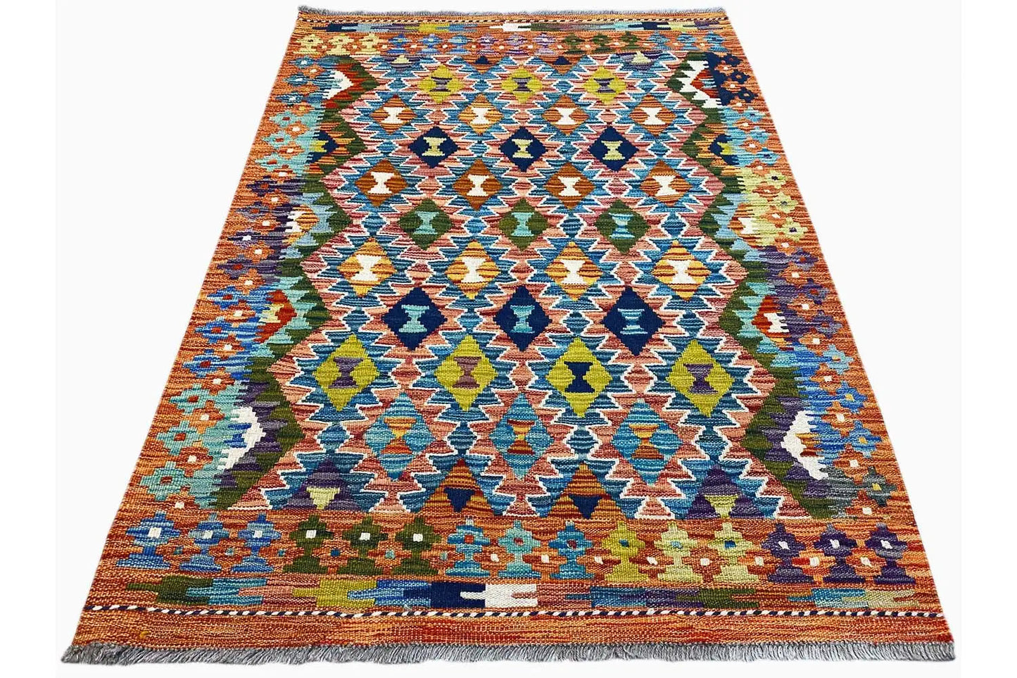 Kelim Afghan - (150x102cm) - German Carpet Shop