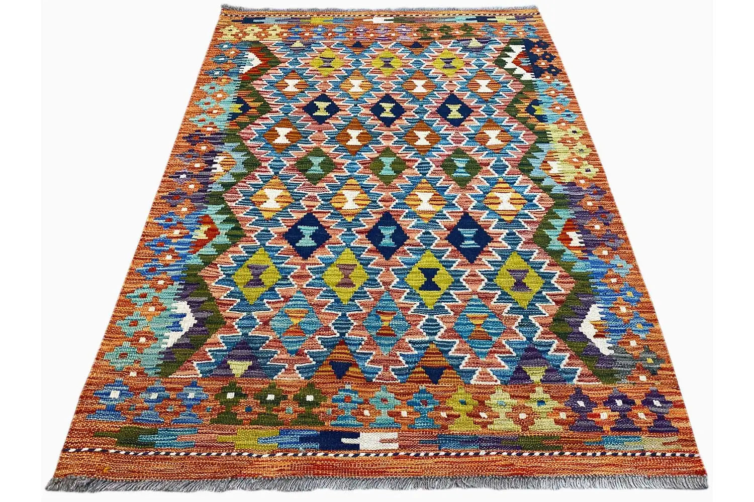 Kelim Afghan - (150x102cm) - German Carpet Shop