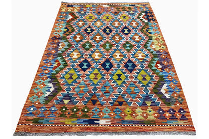 Kelim Afghan - (150x102cm) - German Carpet Shop