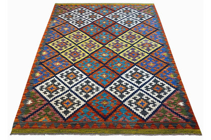 Kelim Afghan - (202x152cm) - German Carpet Shop