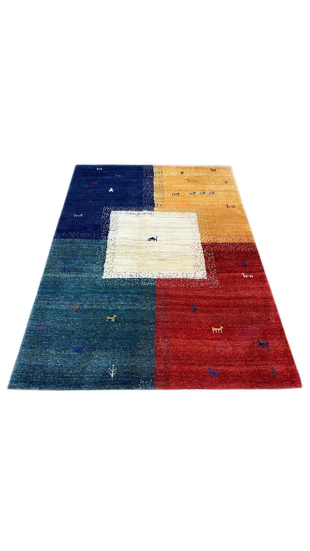  Gabbeh - (202x151 cm) - Premium Gabbeh from German Carpet Shop - Just €990! Shop now at German Carpet Shop