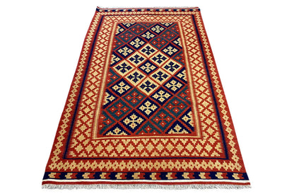  Kilim Qashqai  - 301882 (185x123 cm) - Premium Kelim from German Carpet Shop - Just €199! Shop now at German Carpet Shop