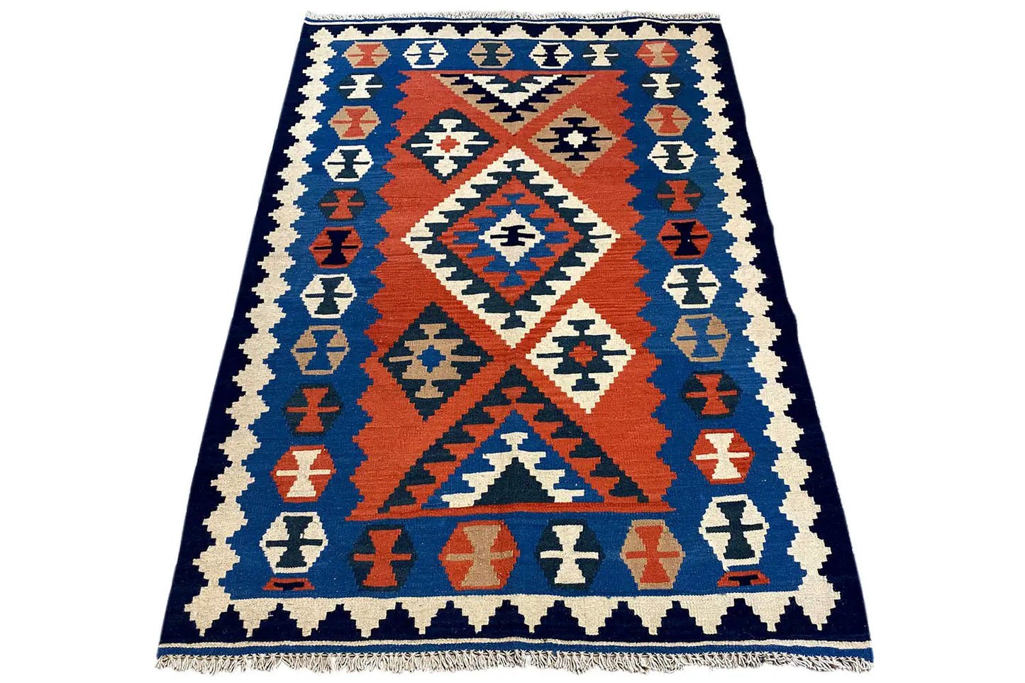  Kilim Qashqai  - 802425 (181x120 cm) - Premium Kelim from German Carpet Shop - Just €199! Shop now at German Carpet Shop