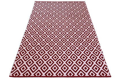 Moderner Kelim - Samak 04 Red - German Carpet Shop