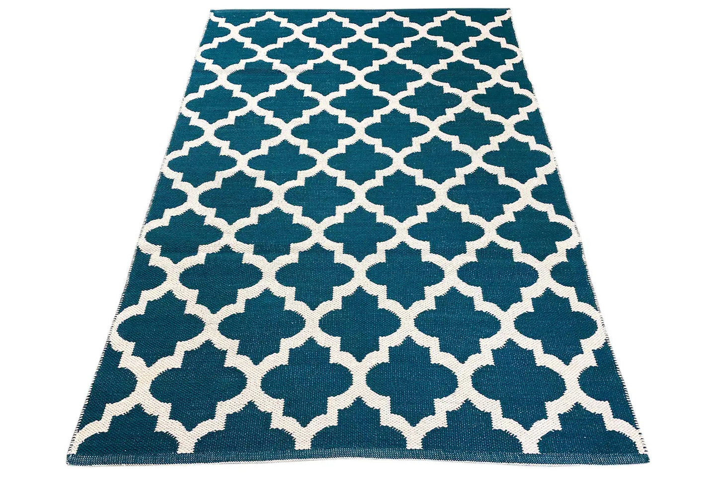 Moderner Kelim - Samak 03 Green - German Carpet Shop