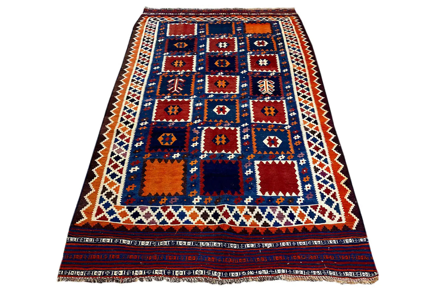  Kilim Qashqai  - (276x156 cm) - Premium Kelim from German Carpet Shop - Just €389! Shop now at German Carpet Shop