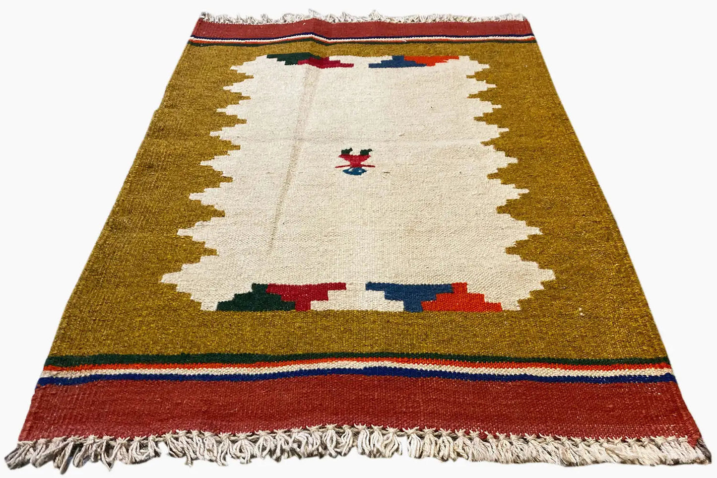  Kilim Qashqai  - 802419 (76X57 cm) - Premium Kelim from German Carpet Shop - Just €75! Shop now at German Carpet Shop