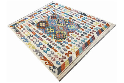 Kelim Afghan - (196x146cm) - German Carpet Shop