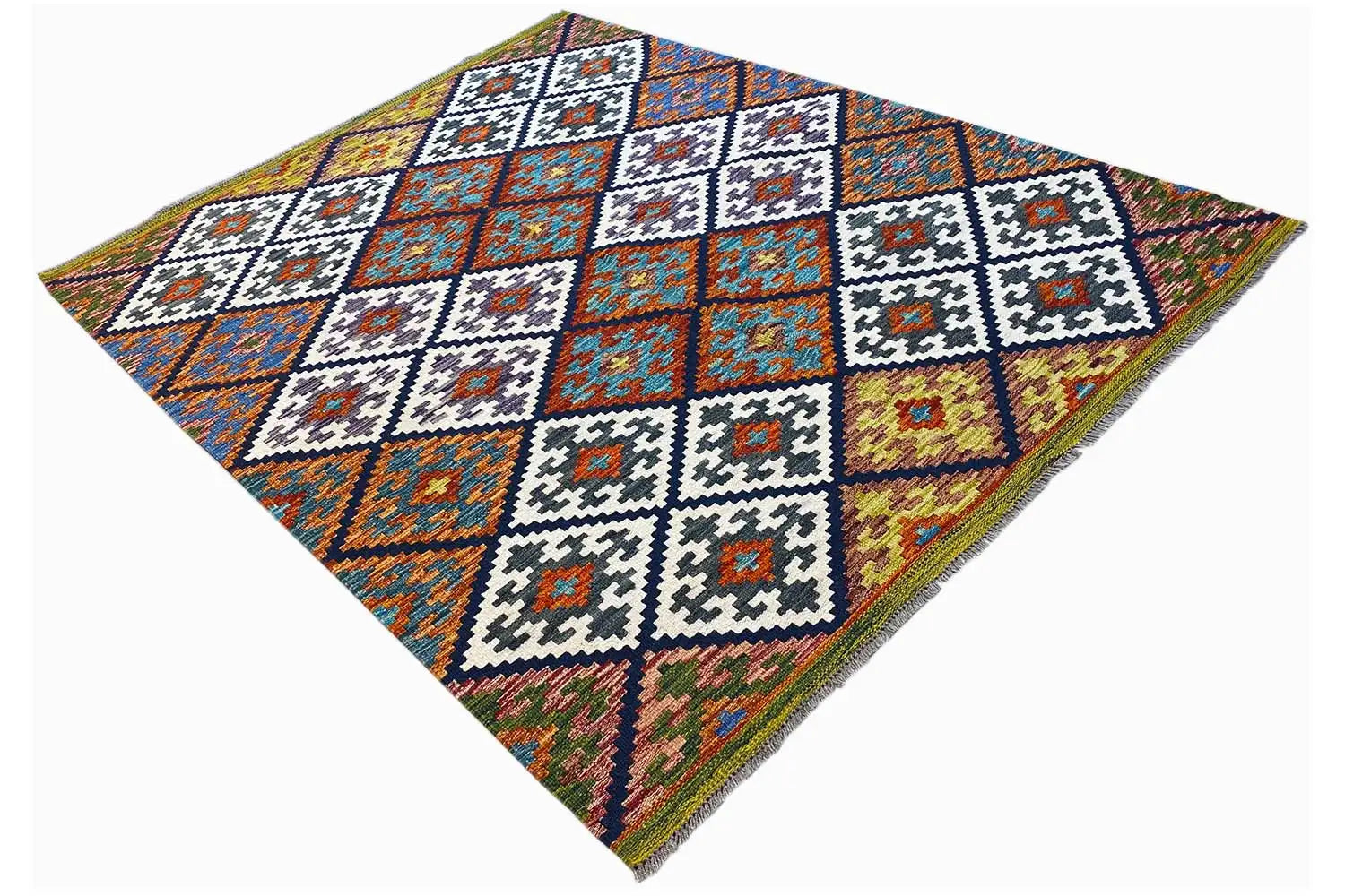 Kelim Afghan - (200x152cm) - German Carpet Shop