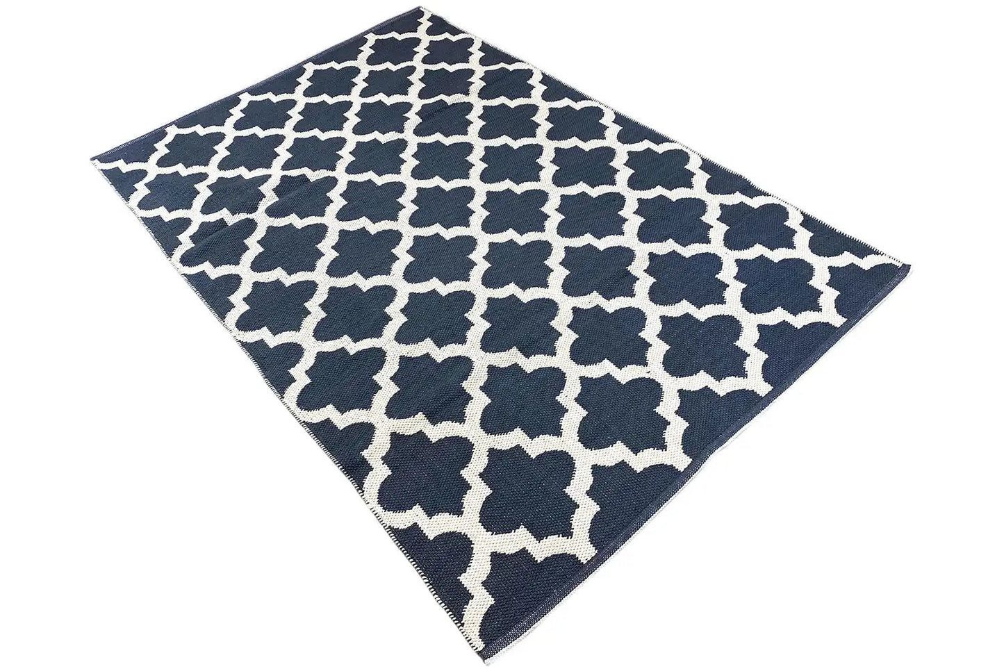 Moderner Kelim - Samak 03 Black - German Carpet Shop