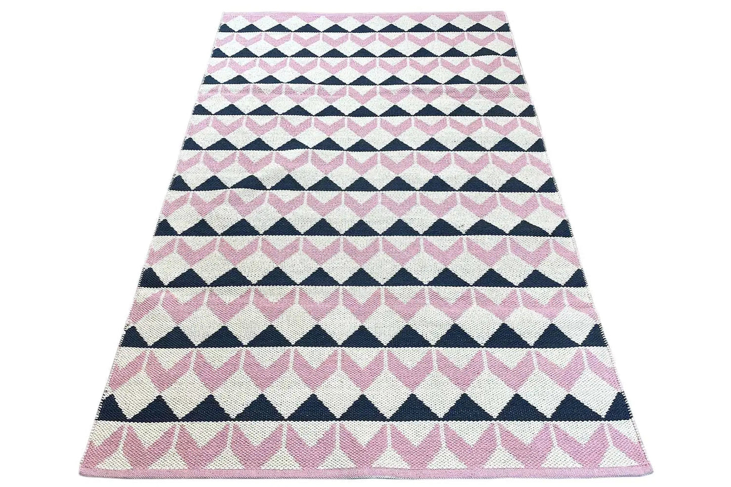 Moderne Kelim - Samak 05 Pink - German Carpet Shop